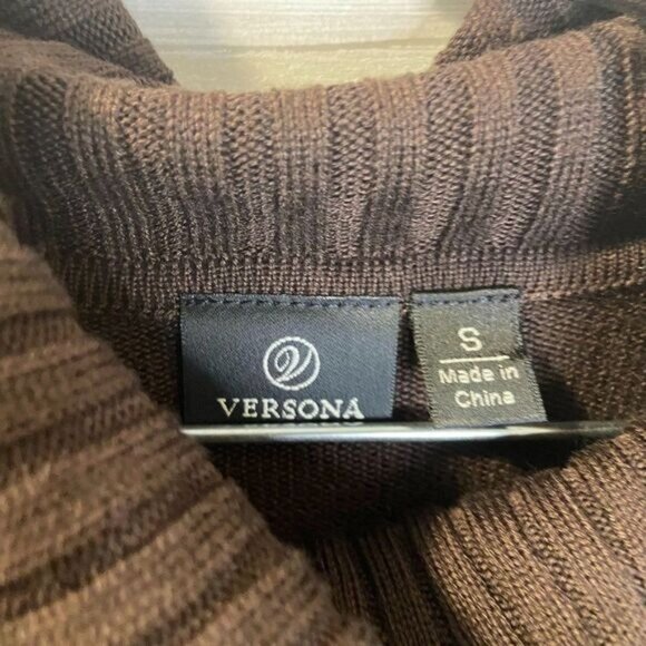 Versona‎ Women's Cowl Neck Oversized Pullover Sweater - Picture 5 of 6